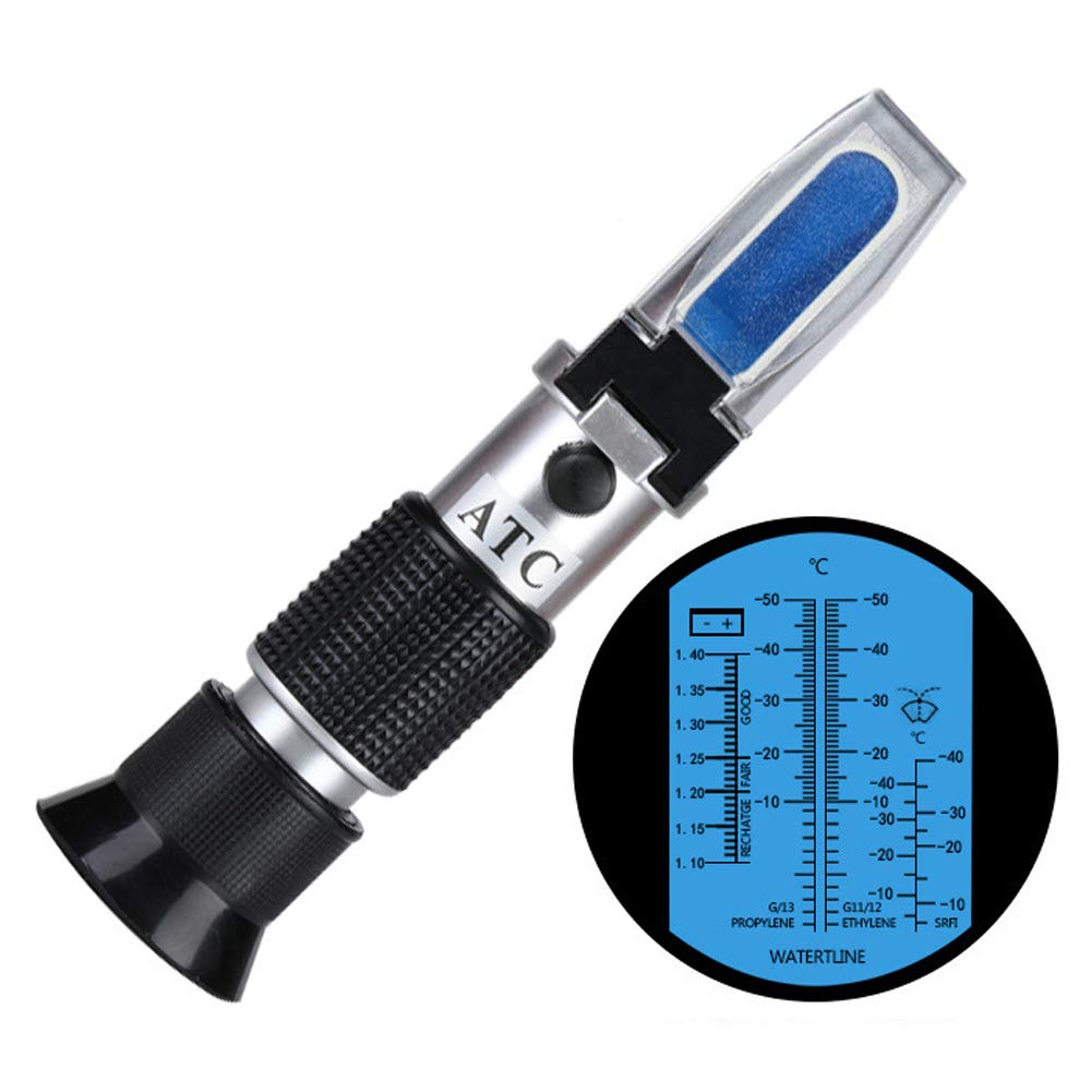 Handheld Refractometer Instrument Freezing Point Detector Electrolyte