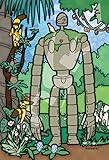 Art Crystal Jigsaw Puzzle - Laputa Castle in the Sky Kuuchuu Teien no Mamorite Robot Soldier 126 pcs Pieces Studio Ghibli Movie Sankei Animation Film Hayao Miyazaki Ensky