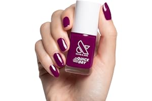 Olive & June Quick Dry Nail Polish | Instant, Fast-Drying, Smudgeproof Color | 15-free, Vegan, Cruelty-Free Formula | Lasts up to 5 Days | Salon-Quality Manicure, Pedicure at Home | Mulberry | Maroon