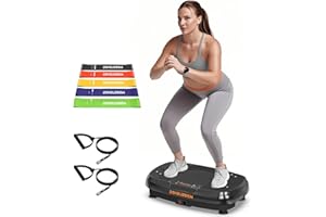 Dskeuzeew Vibration Plate Exercise Machine with Bluetooth Speaker,Remote Control Vibration Plate for Lymphatic Drainage, Whole Body Vibrate Fitness Platform Weight Loss Shaping Wellness,400 Lb