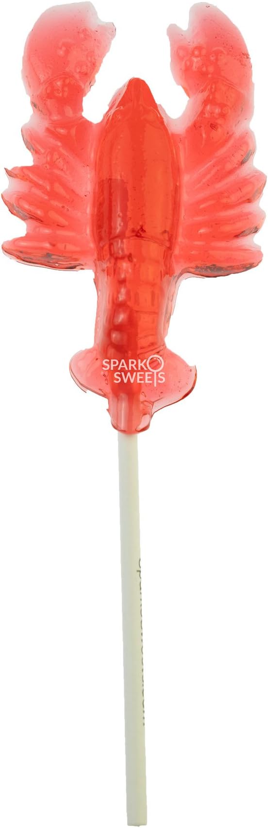 Sparko Sweets Watermelon Lobster Lollipops, 3.5 inches tall Large Candy, Red, 24 Count, Made in USA, Perfect for Weddings, BBQs & Themed Parties, 5 lbs