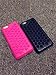 iAnko Cute Decompression Bubble Wrap Shell Puchi Puchi Soft Silicone Phone Case for Apple Iphone 5 5s (black)