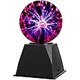 Gresus 5 Inch Plug-in Magic Plasma Ball Lamp - Touch & Sound Sensitive Interactive Plasma Lamp Nebula Sphere Globe, Science Educational Gift for Decorations/Parties/Bedroom