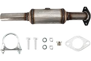 ZonCar 16646 Catalytic Converter Compatible With 2012-2016 Soul 2.0L/2011-2016 Hyun-dai Elan-tra 1.8L Rear Stainless Steel High Flow Catalytic Convertor