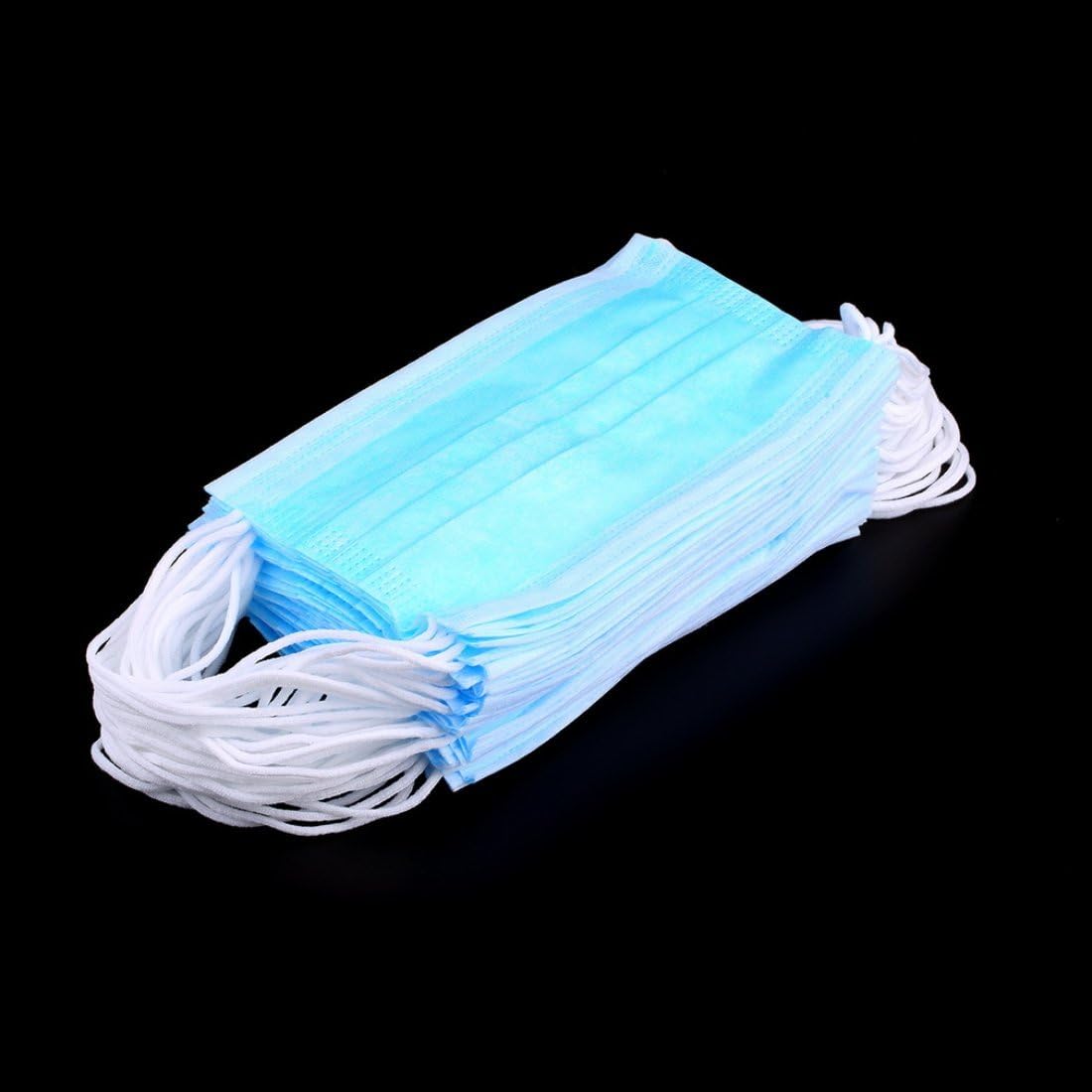 vbncvbfghfgh 50 Pcs Safe Breathable Anti-dust Elastic Ear Loop Disposable Medical Dustproof Surgical Face Mouth Masks Ear Loop