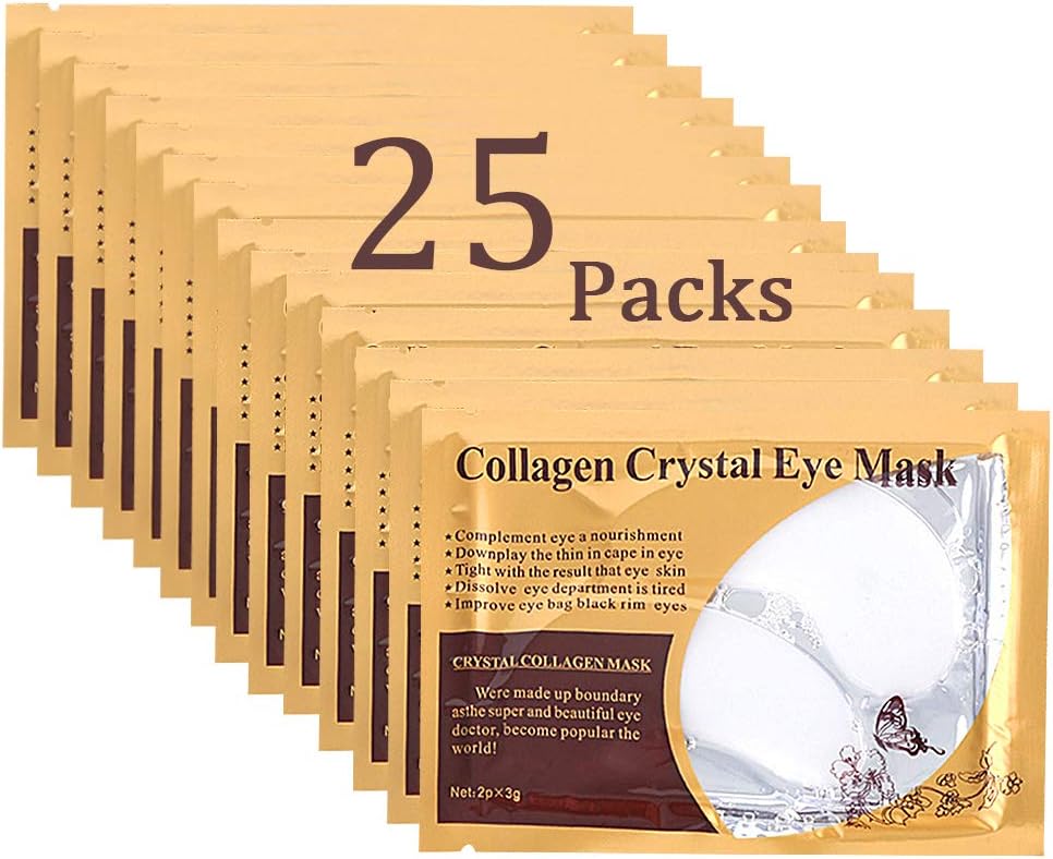 JUYOU Under Eye Patches, Eye Masks, Eye Treatment Pads for Anti-wrinkles, Puffy Eyes, Dark Circles, Eye Bags (Collagen)