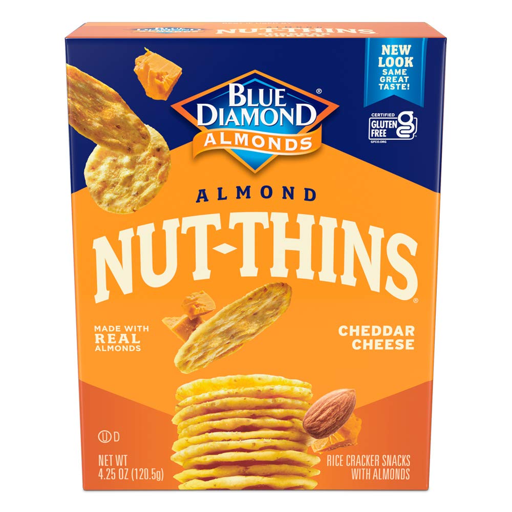 Blue Diamond Almond Cracker Crisps, Cheddar Cheese, 4.25 oz
