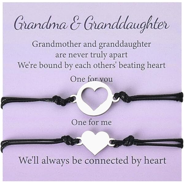 Amazon.com: BEKECH Grandma Granddaughter Gifts The Love