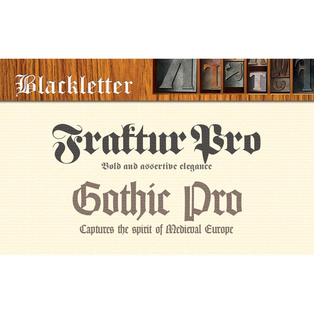 Font Collection: Elegant Blackletter PC [Download] - Thumbnail 3