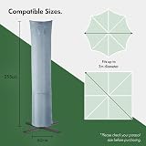 VonHaus Waterproof Parasol Cover 3m Premium Heavy Duty 420D Oxford view 6