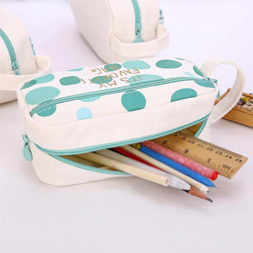 JUNGEN® Caja de Lápiz Bolso de la pluma de la capacidad grande bolso