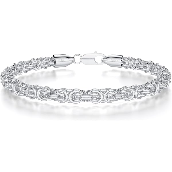 Bracciale LeCalla in argento sterling 925 gioielli con catena in