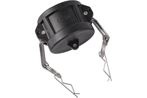 FOGWOWO Polypropylene Cam and Groove Hose Fitting,Standard Type DC Camlock Fittings Dust Cap 2 Inch