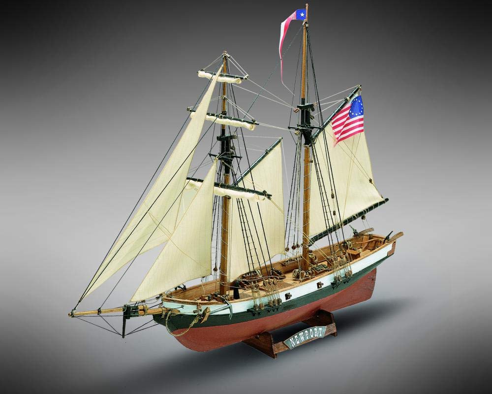 MAMOLI Newport Wooden KIT Ship Scala 1:57 L:520mm H:350mm …