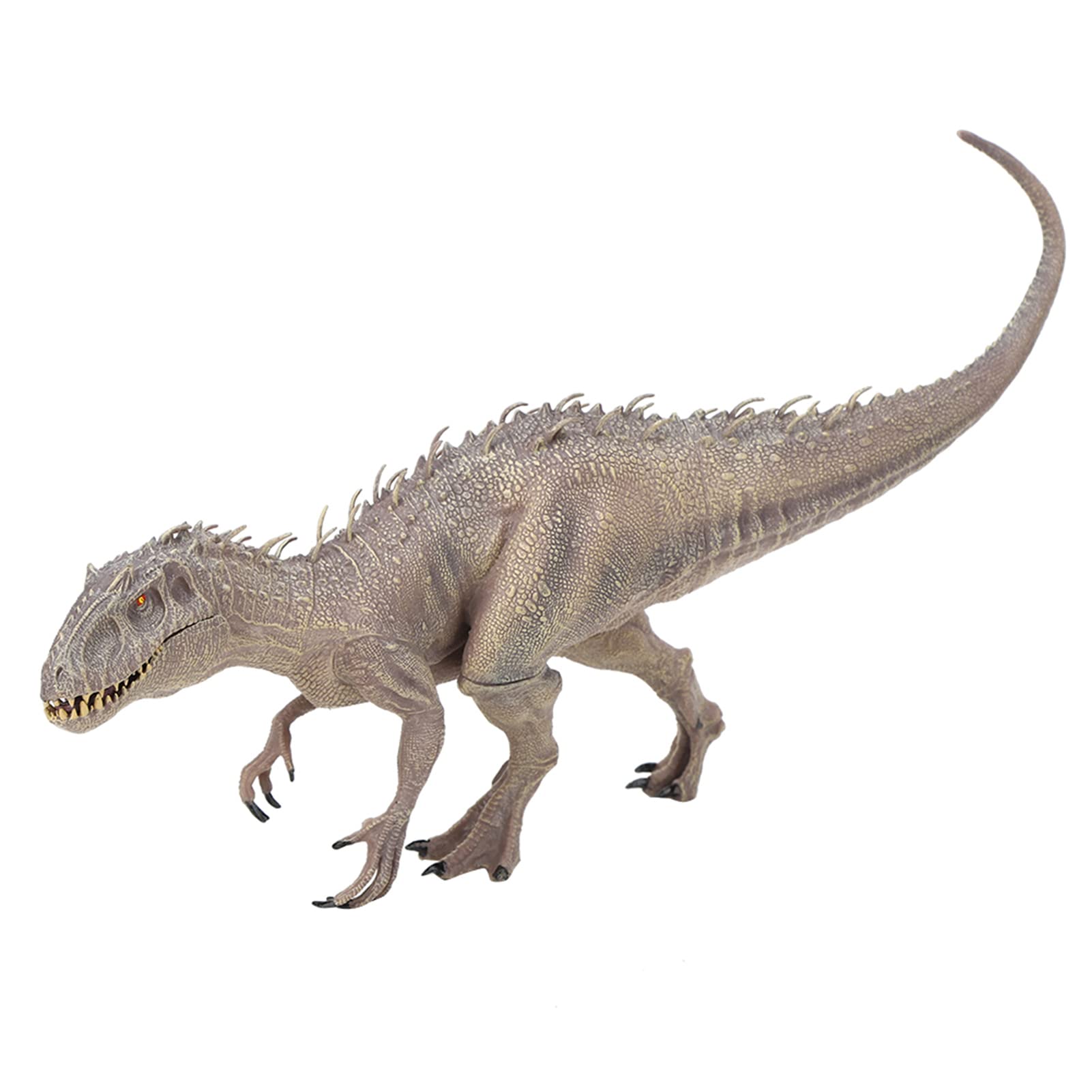 Ghzste Dinosaur Model Toys Simulation Animal Model Tyrannosaurus Dinosaur Figures Play Toy Gift for Boy Child (Large gray Indominus Rex (mouth movable))