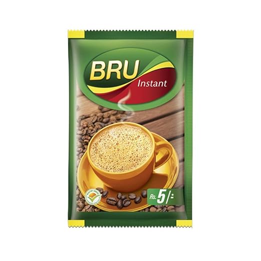 BRU Instant Coffee Sachet, 5g (Pack of 60) Amazon.in Grocery