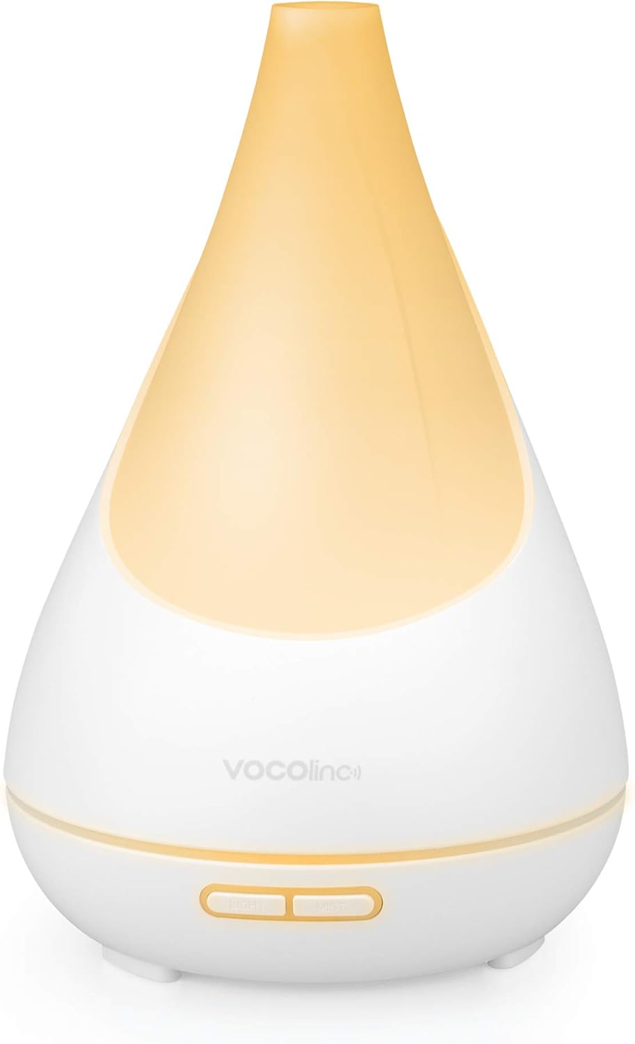 VOCOlinc Smart WiFi Aroma Diffuser Wireless Essential Oil (NOT included) Works w/HomeKit Alexa Google 16 Million Colors Light Ultrasonic Adjustable Cool Mist Timer BPA-Free 300ml 2.4GHz FlowerBud