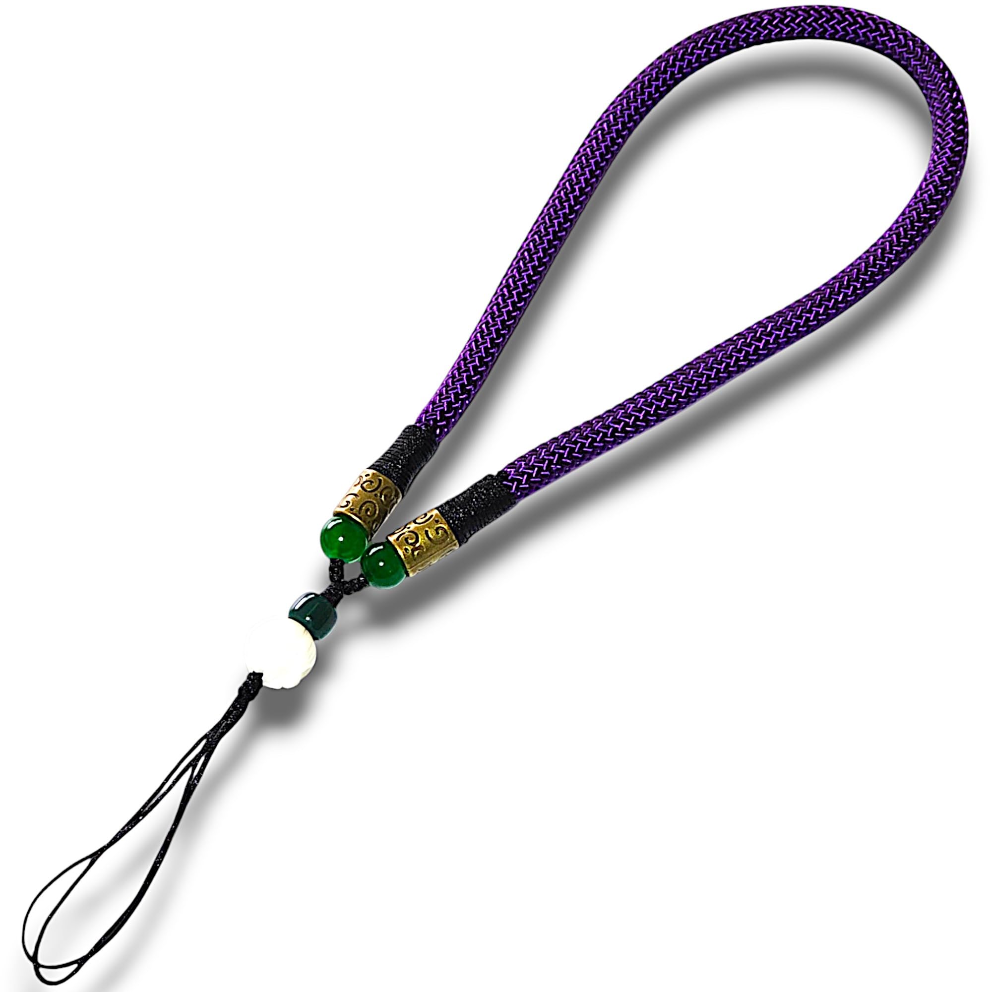 RATASK Moroccan Style Wrist Strap Lanyard for mobile phones, keys, camera (Purple)