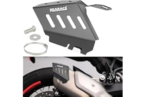 REARACE Exhaust Heat Shield Extender Guard Cover Protector Compatible with Royal Enfield Himalayan 450 2024, Guerrilla 450 2025