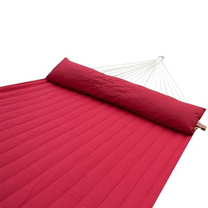 Slack Jack Quilted Fabric Hammock (Red)
