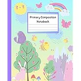 composition book primary journal draw top lines bottom: Grade Level K-2 Draw and Write Handwriting Practice Early Childhood to Kindergarten