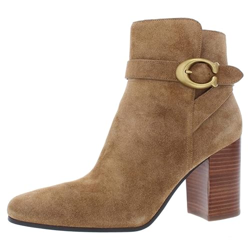 coach signature buckle bootie