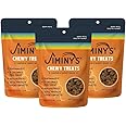 Jiminy's Chewy Cricket Training Treats for Dogs, Low Calorie, Hypoallergenic, Made in USA, 6oz, Pumpkin & Carrot (Pack of 3)
