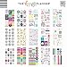 The Happy Planner Sticker Value Pack for Classic Planner - Gold Star Quotes Theme - Multi-Color & Gold Foil - Great for Projects, Scrapbooks & Albums - 30 Sheets, 605 Stickers Total