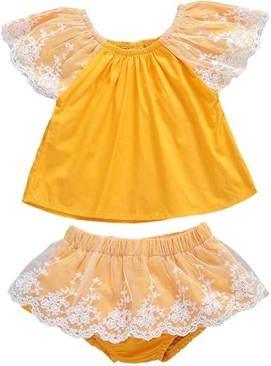 baby girl top and shorts set