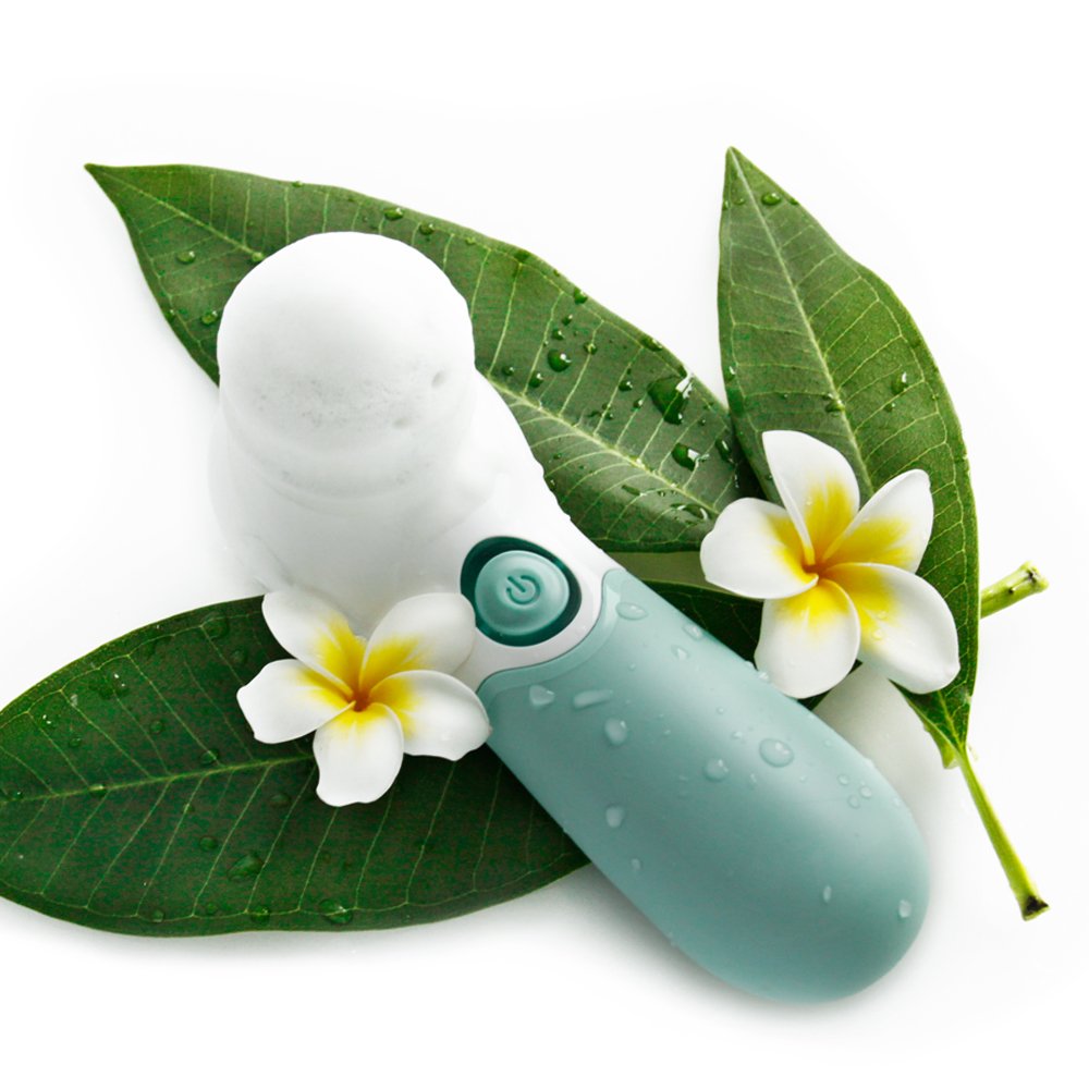 TOUCHBeauty Waterproof Facial Brush Rotating Skin Cleansing Brush with Stand, Dual Speed Face Exfoliating Cleansing System with Soft Bristle Brush Head for Oil BlackHead Acne TB-1483