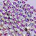 Crystal AB/Crystal Flatback Glass Rhinestones Glue Fix (ss20 (4.8mm) 1440 pcs, Crystal AB) [by Zealer] Come with NO CASE
