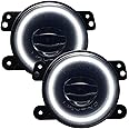 ORACLE Lighting 5846-001 Pair of 20W LED Fog Lights Compatible with 2007 2018 Wrangler JK - White - Road Compliant - Rugged & Durable - High Performance