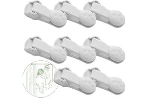 Kingwee Shower Curtain Clips for Side of Shower, Shower Splash Guard Holders, Bathtub Curtain Liner Wall Clips for Windproof & Splash Water (Grey-8 Pack)