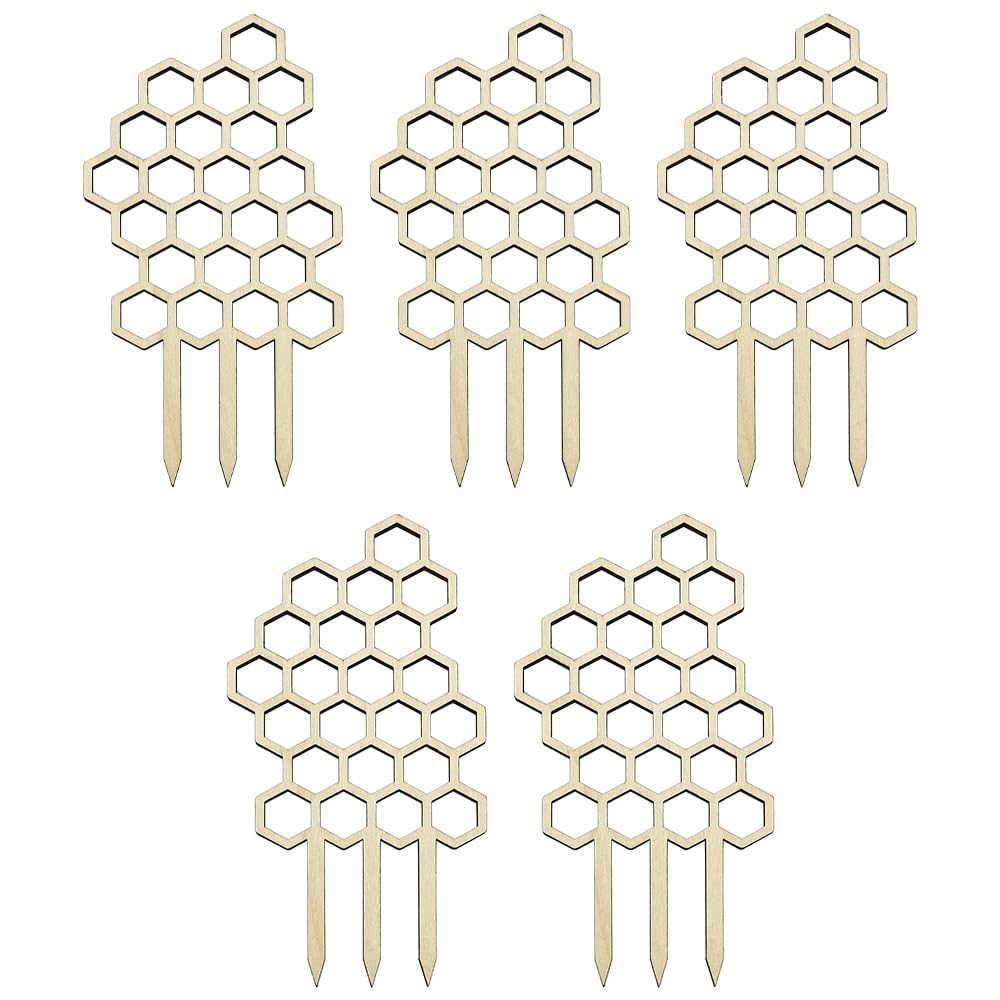 ieron 5 pcs Trellis Indoor Plants, Wooden Trellis Plant Support, Plant Grid for Potted Plants for Potted Climbing Plants for Garden Flower Climbing Training Support Pole Accessories