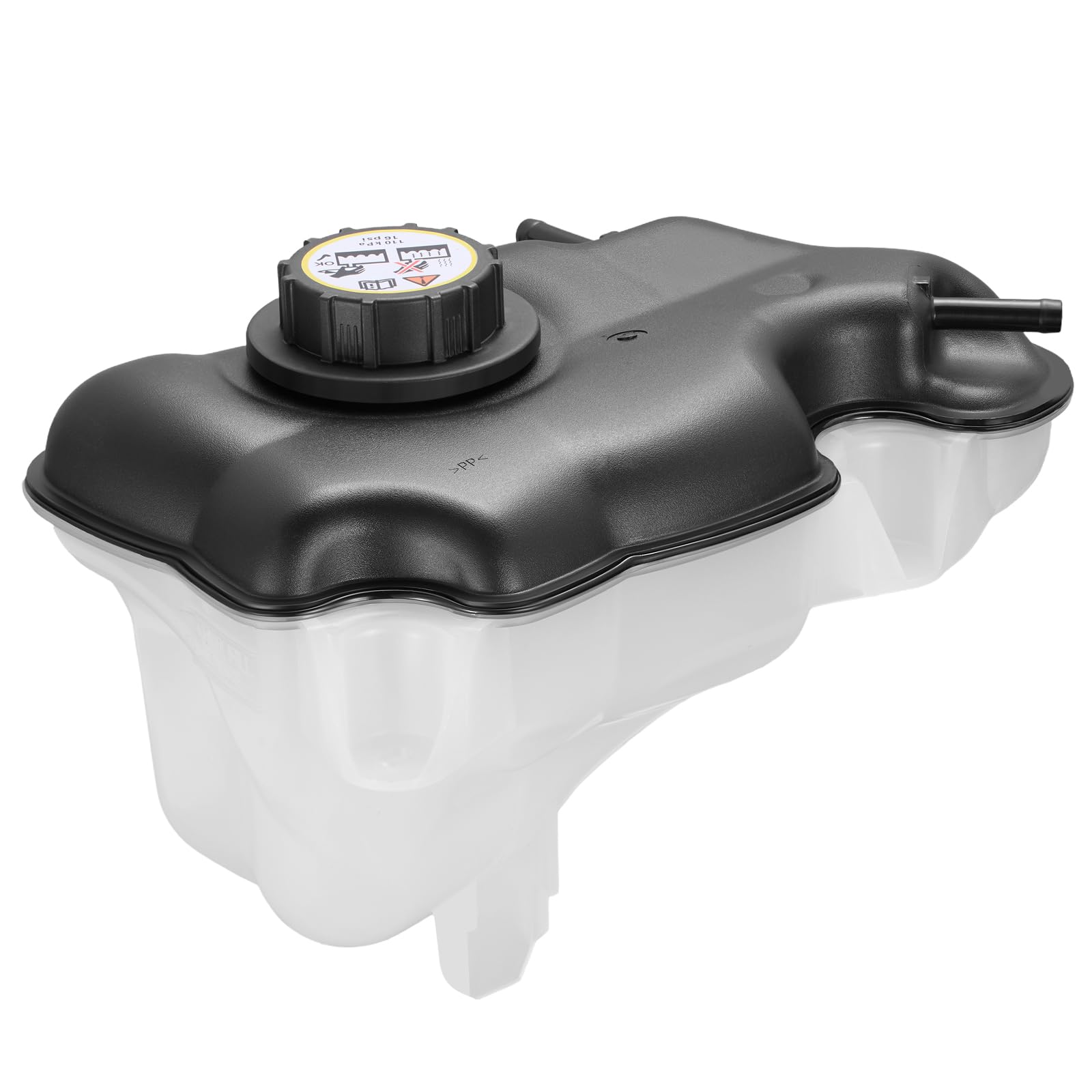 BDFHYK Engine Coolant Expansion Reservoir Overflow Tank Compatible with Ford Mustang 2011-2014 3.7L 5.8L V6 V8 Replace 9C3Z8101B BR3Z8A080A BR3Z8A080E CR3Z8A080A 603-298 Image