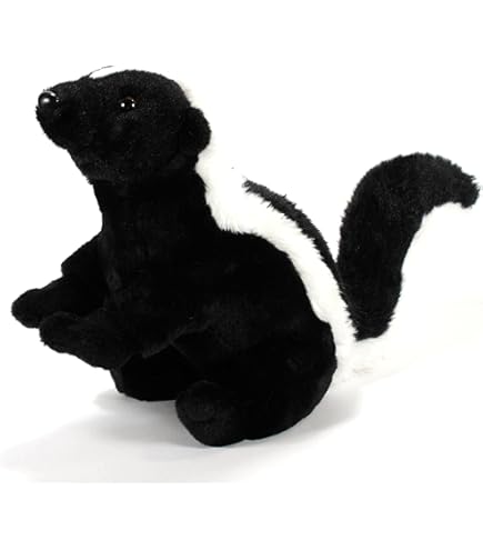 小物 skunk Skunk, Striped, Very Nice Plastic Animal Toy, 2 1/2 