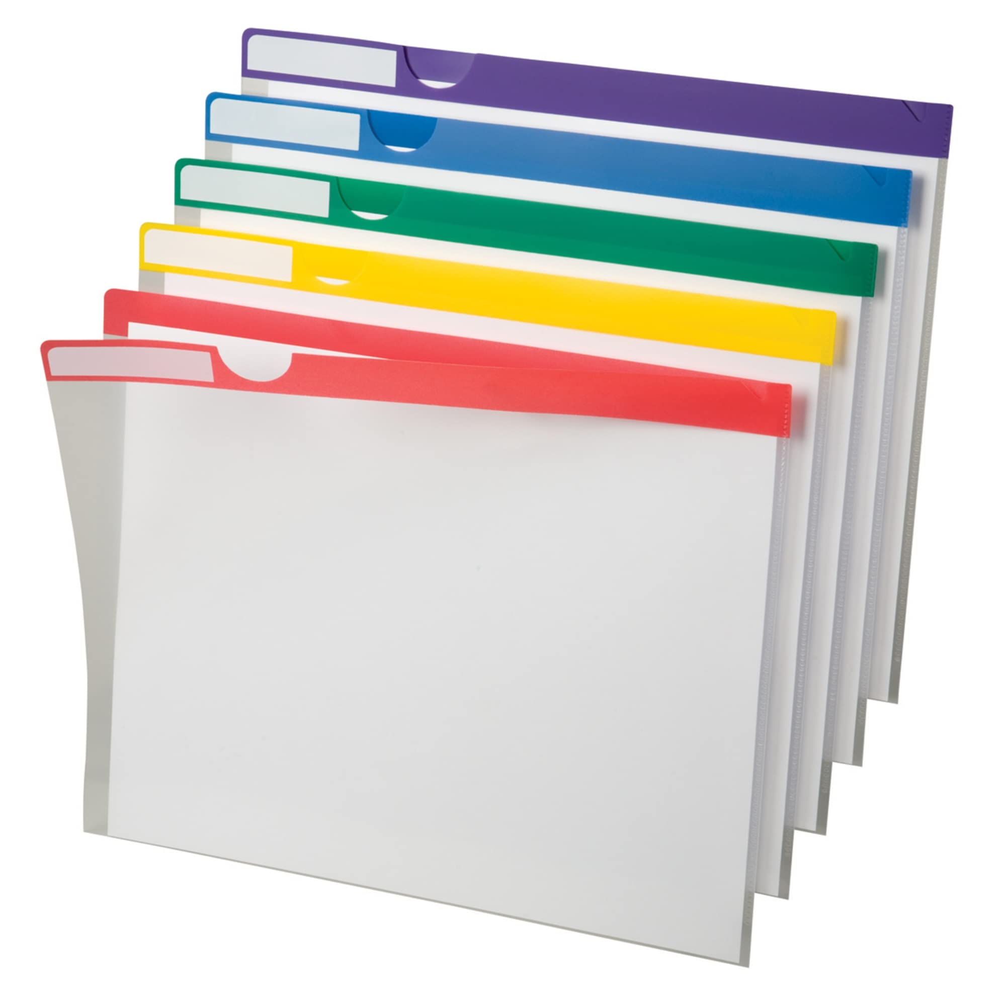 Pendaflex Poly Index Folders, Letter, Assorted (50981EE) 10 Count (Pack of 12) Image