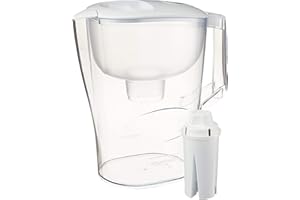 �鶹�� Basics10-Cup Water Pitcher with Filter Compatible to Brita Pitchers & Dispensers for Clean, Crisp Water, WQA and NSF C