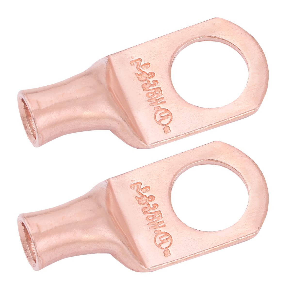 Vinyl Insulated Yellow Ring Terminal 4 Gauge 5/16 Stud - 10 Pack - View #6