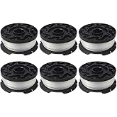 THTEN AF-100 Trimmer Line Compatible with Black+Decker GH600 GH900 LST201 | Compatible with Black Decker LSTE525 BESTA510 30ft 0.065" Refills Line AFS Weed Eater Edger
