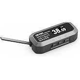 SKYRC Digital RC Ride Height Gauge, 2-38mm Range, 0.1mm Readout, 2mm Blade, 180 Degree Display, AAA Powered RC Car Setup Tool for 1/24 to 1/8 Models - SK-500049