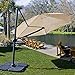 Coolaroo Cantilever Umbrella Round 12ft Smoke