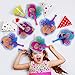 Mermaid Party Supplies: 24 Folding Mermaid Paper Fans - Variety Of Colors & Designs - Perfect For Any Mermaid Birthday Themed Party & Party Favors - Lifetime Replacement - M & M Products Online
