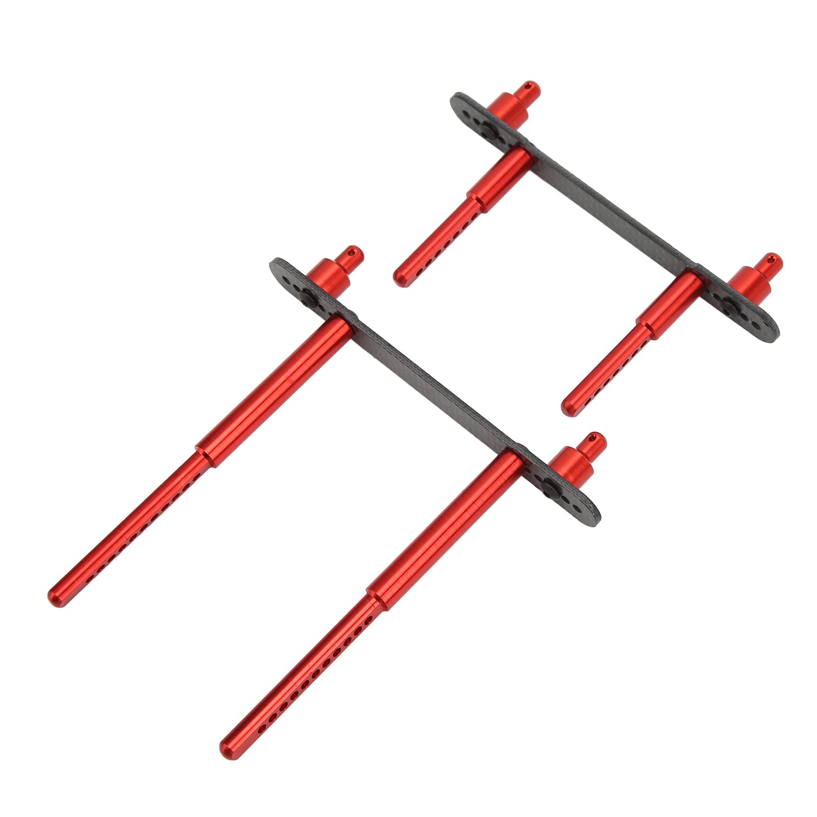 WNUV RC car mounting post, high voltage RC Clamshell aluminum alloy light column for SCX10 for 90047 red