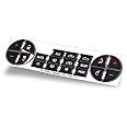 OxGord AC Dash Button Repair Kit - Original Design & Made in USA - Best for Fixing Ruined Faded A/C Control Buttons - Decal Replacement Fits Select 07-14 GM Vehicles - Car SUV Van Truck Accessories