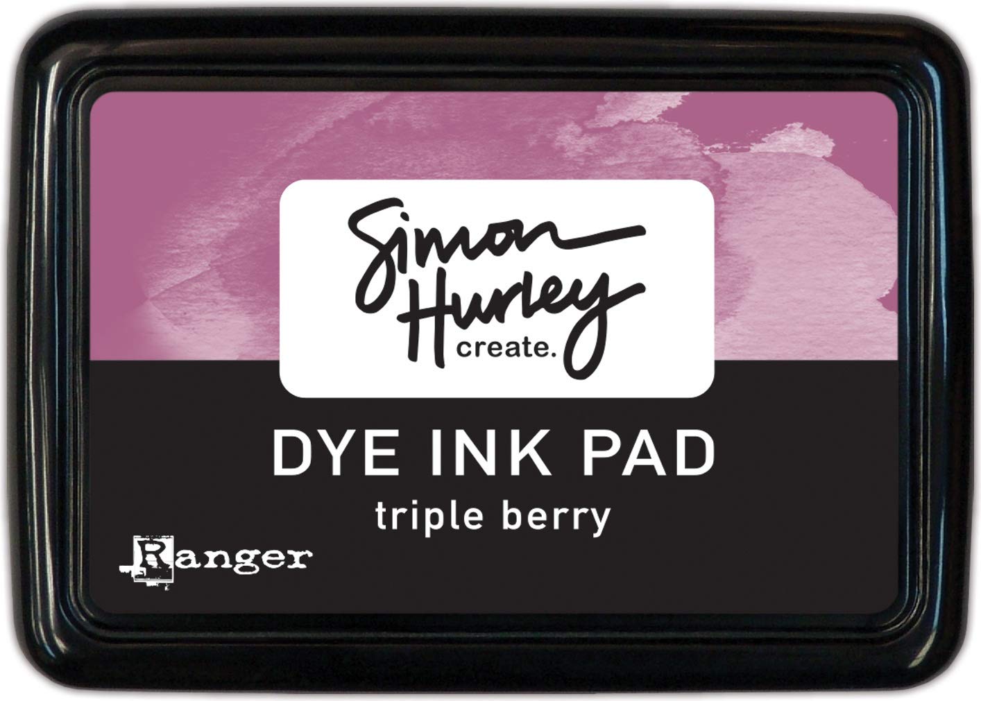Ranger Simon Hurley Create. Dye Ink Pads Triple Berry, 2.75 x 3.75