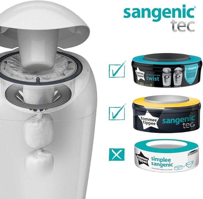 Tommee Tippee Recharges Poubelles A Couches Tec Lot De 1 Amazon Fr Bebes Puericulture