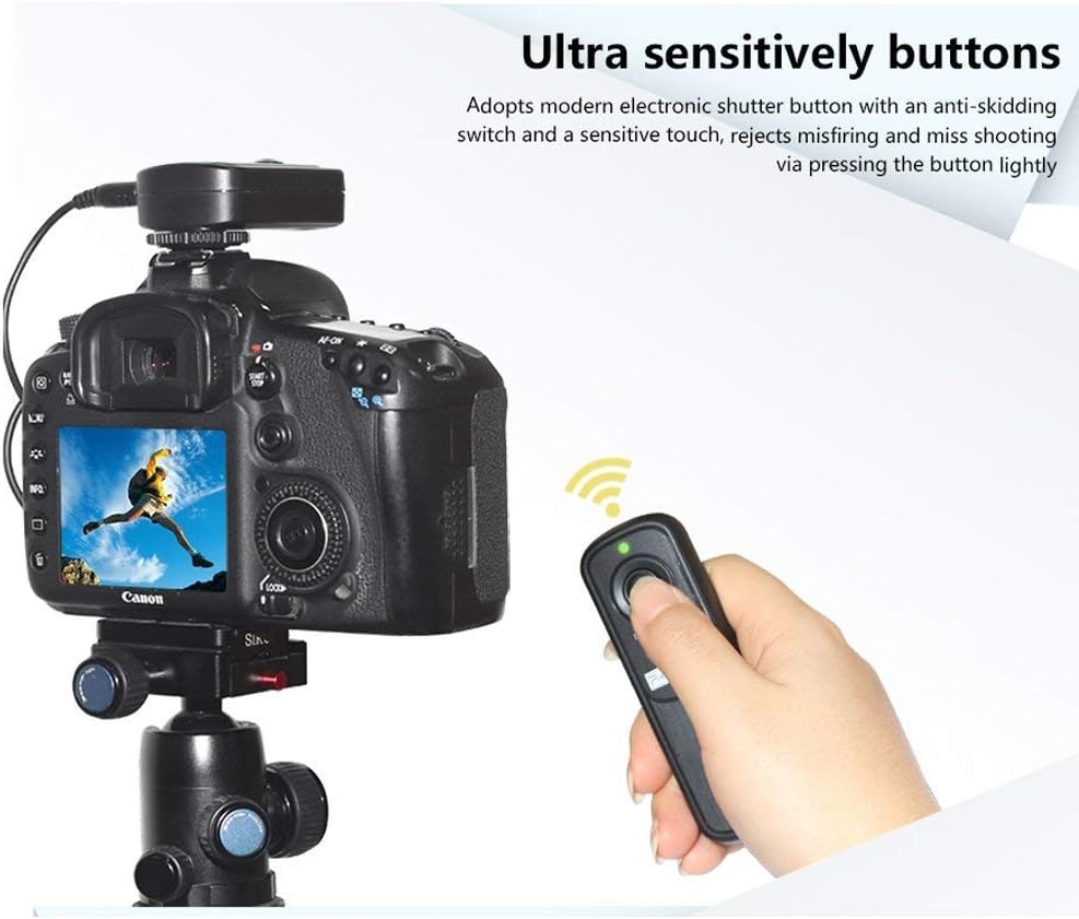 Pixel RW221 Wireless Remote Shutter Release/Remote Control for Multi Interface Camera, black, RW221/DC2 - Image 5