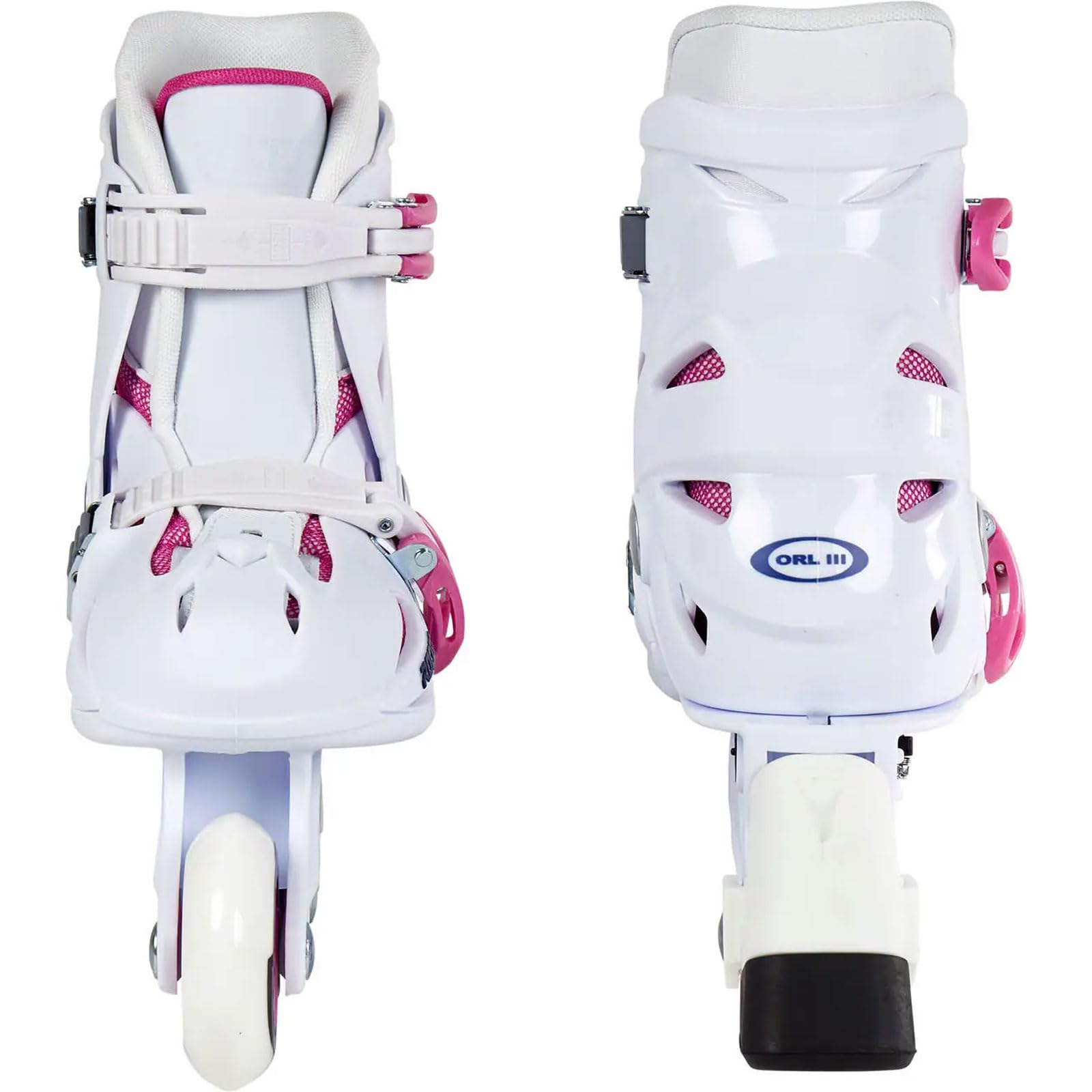 Roces Orlando III Outdoor Breathable Comfort Adjustable Size 4 Wheels Racing Inline Skates