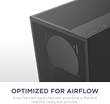 NZXT H5 Flow Compact ATX Mid-Tower Case High Airflow 360 Front 240 Top view 5